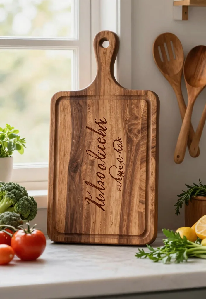 16 Wedding Gifts for Couple Ideas They'll Treasure - 2. Engraved Cutting Board 1