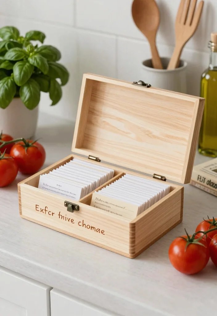16 Wedding Gifts for Couple Ideas They'll Treasure - 5. Custom Recipe Box 1