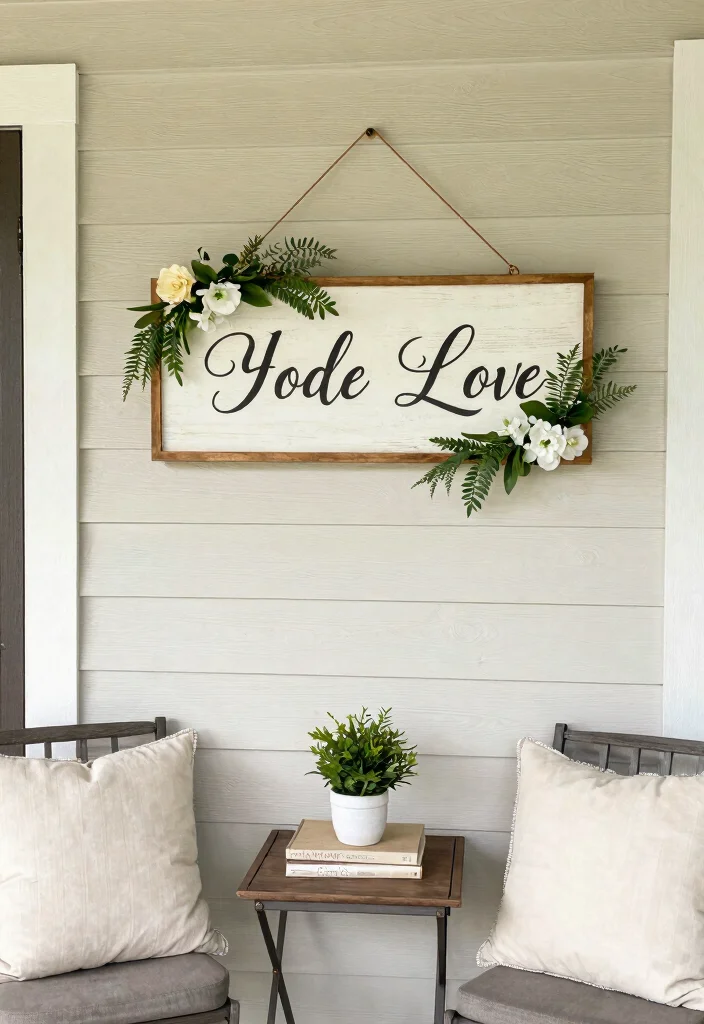 16 Wedding Gifts for Couple Ideas They'll Treasure - 9. Personalized Home Sign 1