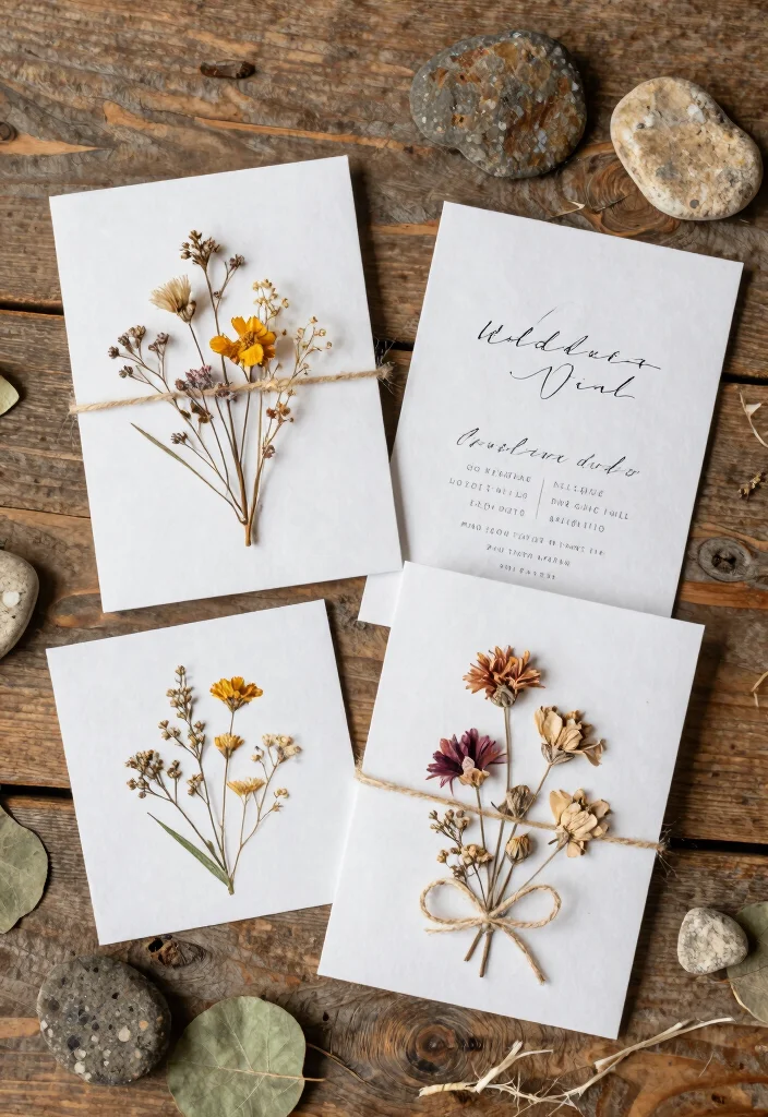 16 Wedding Invitations Luxury Ideas With High End Style - 11. Eco-Friendly Elements: Natural Touches 1