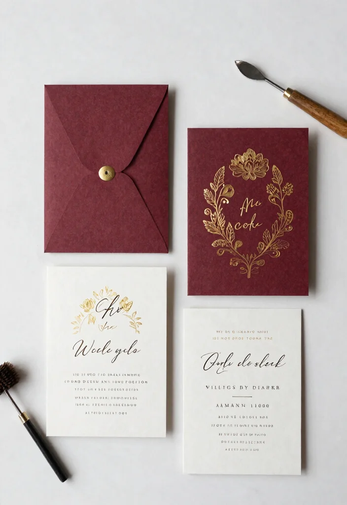 16 Wedding Invitations Luxury Ideas With High End Style - 15. Artisanal Invitation Suites 1