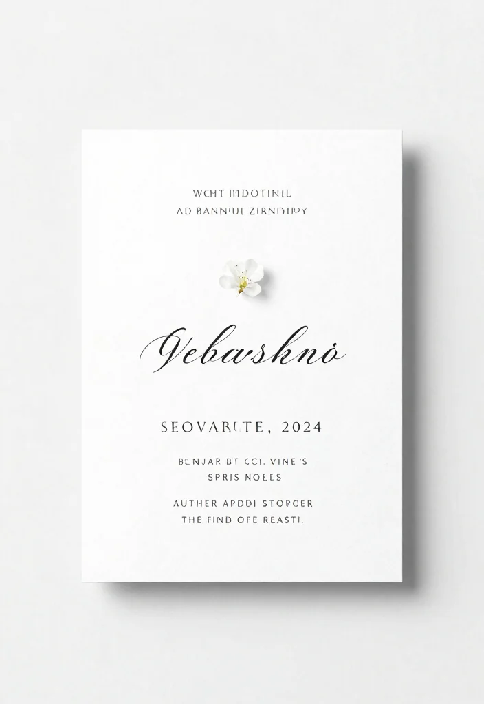 16 Wedding Invitations Luxury Ideas With High End Style - 16. The Art of Minimalism 1