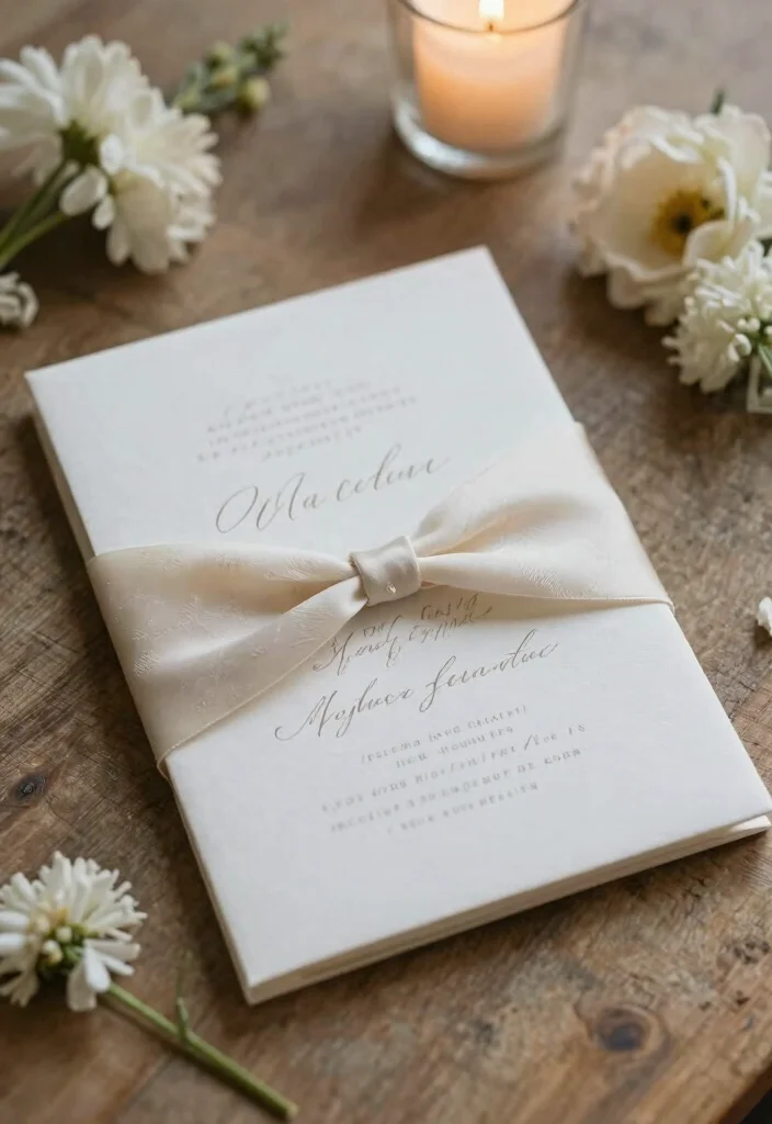 16 Wedding Invitations Luxury Ideas With High End Style - 7. Eco-Luxe Fabrics for Invitations 1