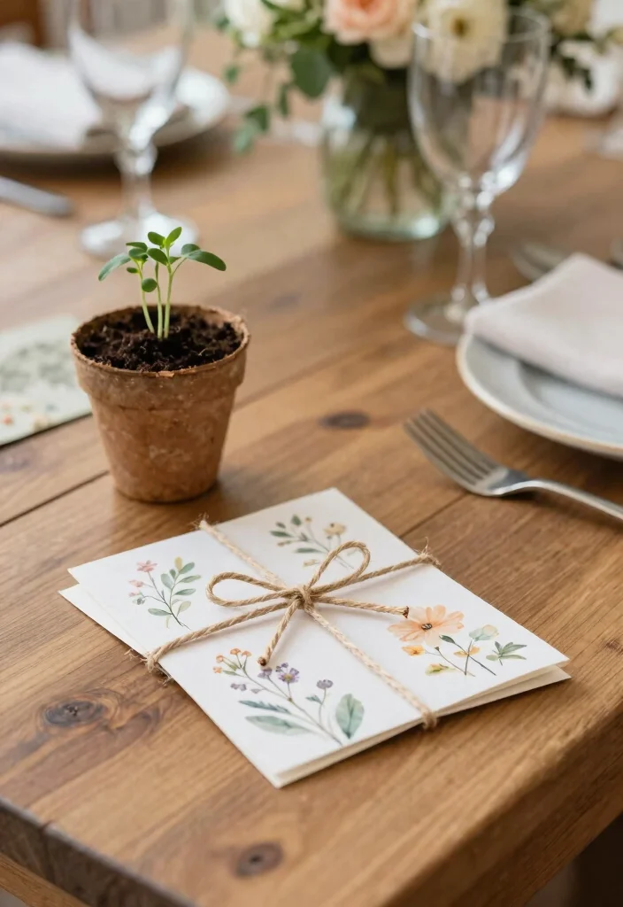 16 Wedding Table Cards Ideas That Look Elegant 1 16 Wedding Table Cards Ideas That Look Elegant - 1. Seed Paper Table Cards 1