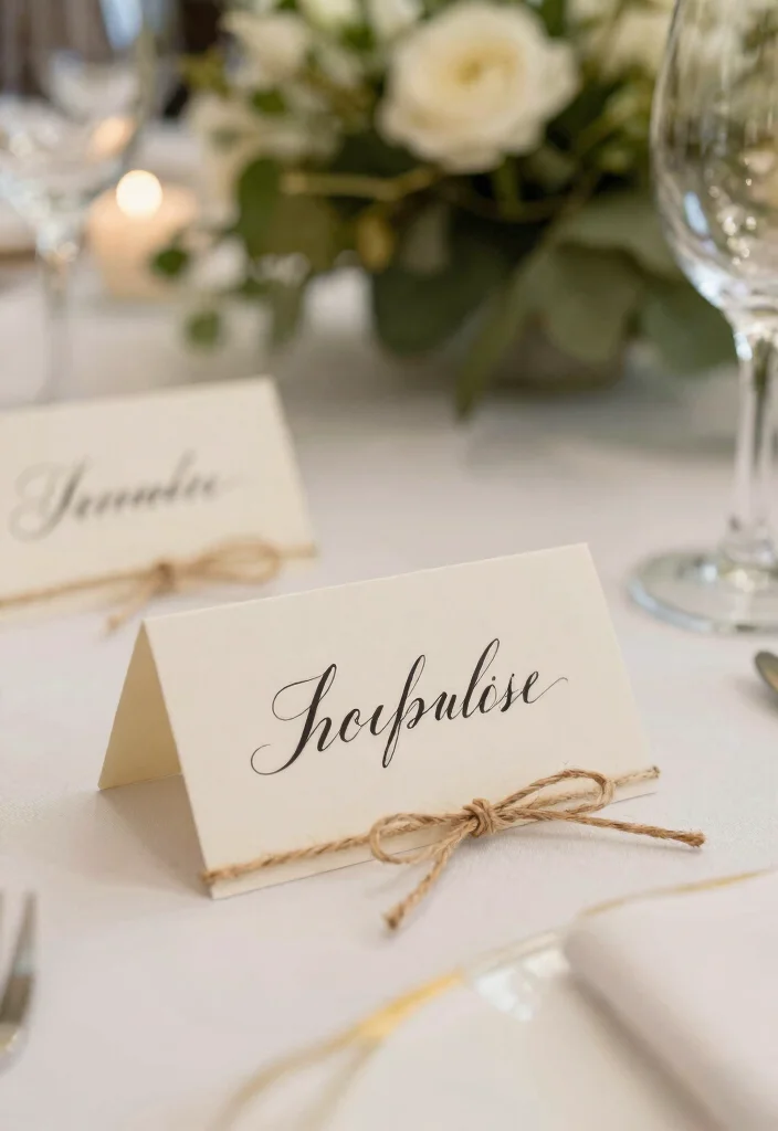 16 Wedding Table Cards Ideas That Look Elegant 49 16 Wedding Table Cards Ideas That Look Elegant - 9. Biodegradable Cornstarch Table Cards 1