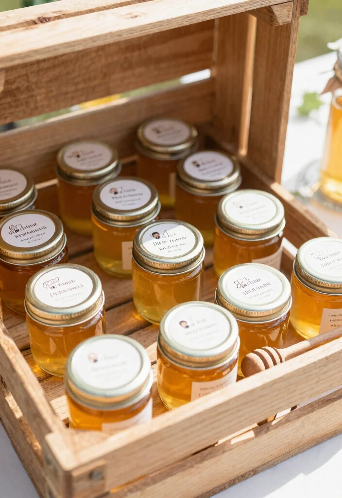 16 Wedding Thank You Gifts Ideas Guests Will Appreciate - 8. Local Honey Jars 1
