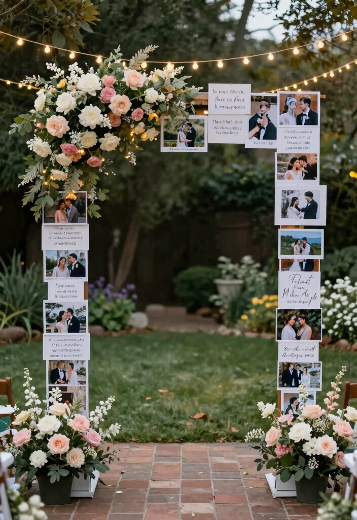 17 Colorful Wedding Arch Ideas That Pop Beautifully 54 17 Colorful Wedding Arch Ideas That Pop Beautifully - 14. Personalized Touch 1