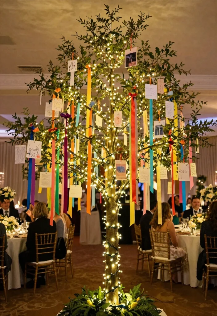 17 Deck of Cards Wedding Guest Book Ideas That Feel Fun - 6. Deck of Cards Tree 1