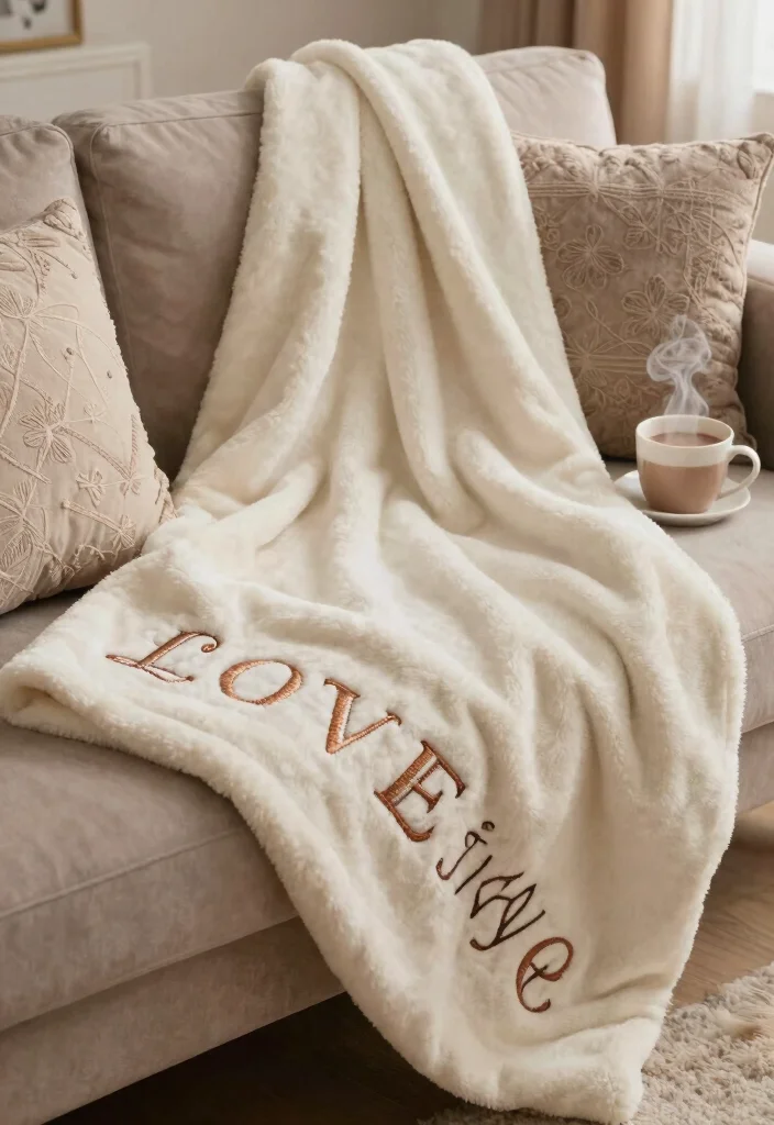 17 Sentimental 15th Wedding Anniversary Gifts Ideas - 11. Personalized Blanket 1