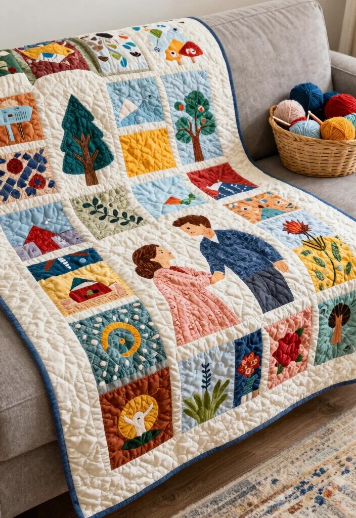 17 Sentimental 15th Wedding Anniversary Gifts Ideas - 16. Customized Quilt 1