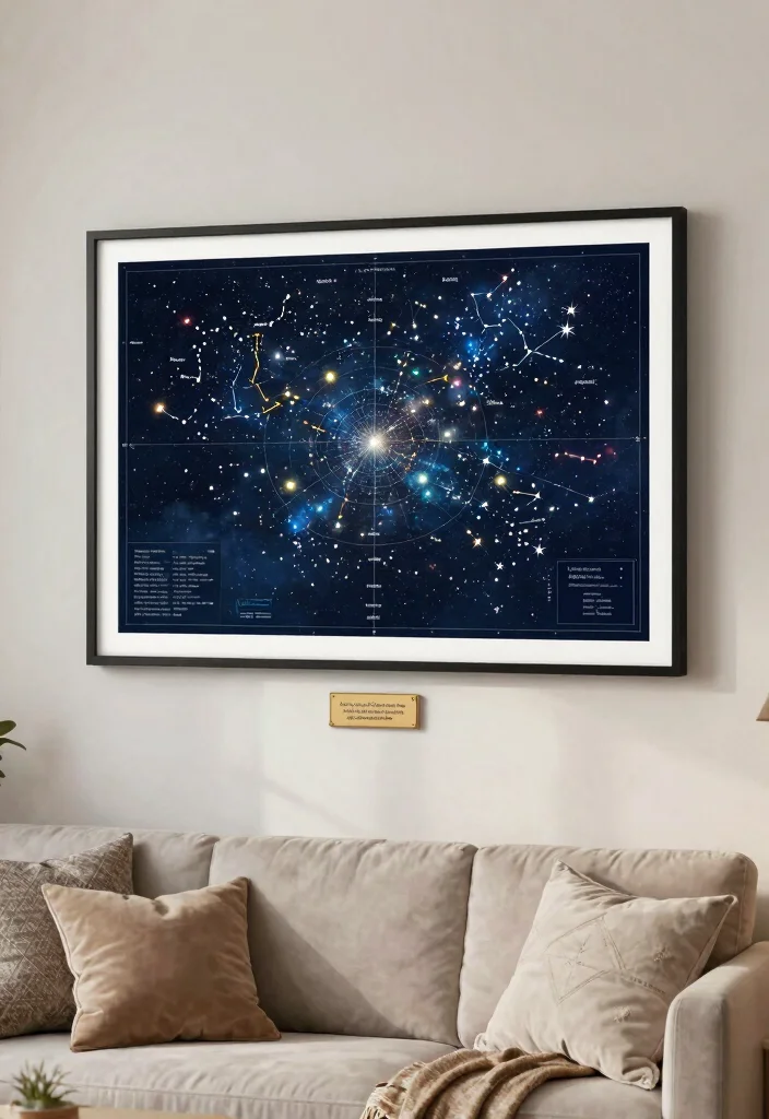 17 Sentimental 15th Wedding Anniversary Gifts Ideas - 3. Star Map 1