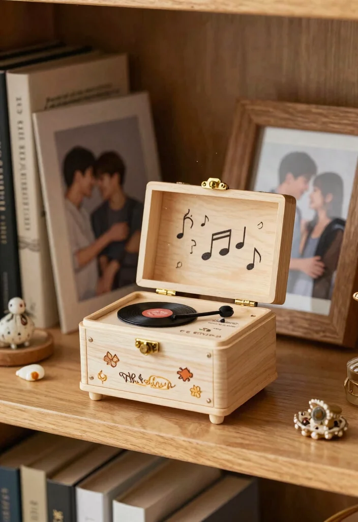 17 Sentimental 15th Wedding Anniversary Gifts Ideas - 6. Personalized Music Box 1