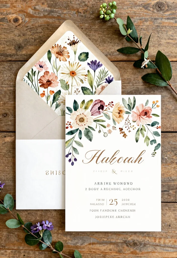 17 Unique Wedding Invitation Cards 2026 Trending Ideas That Stand Out - 11. Nature-Inspired Designs 1