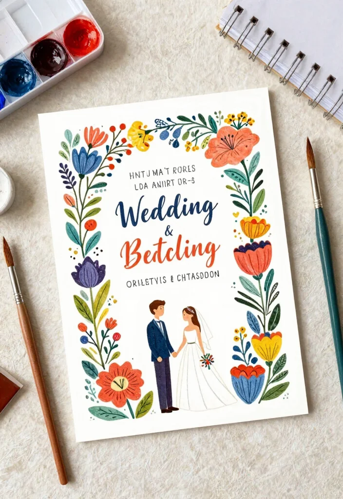 17 Unique Wedding Invitation Cards 2026 Trending Ideas That Stand Out - 4. Illustrated Invitations 1