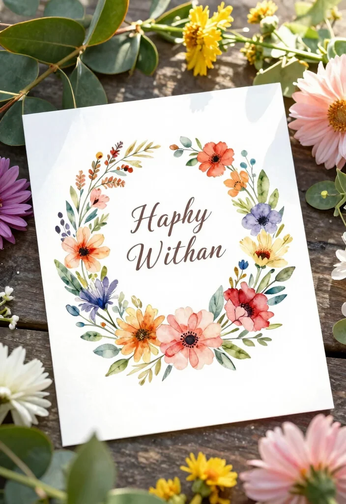 17 Watercolor Floral Wedding Invitations Ideas With Soft Beauty - 5. Whimsical Floral Wreath Invitation 1