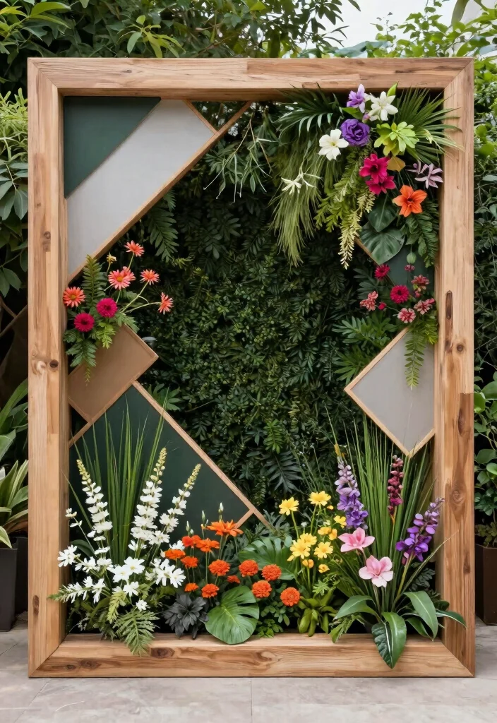 17 Wedding Photo Backdrop 2026 Trending Ideas That Capture Perfect Moments 42 17 Wedding Photo Backdrop 2026 Trending Ideas That Capture Perfect Moments - 12. Geometric Frames with Plants 1