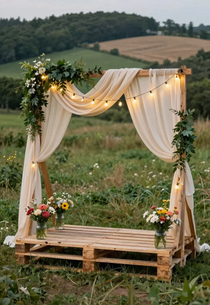 17 Wedding Photo Backdrop 2026 Trending Ideas That Capture Perfect Moments 23 17 Wedding Photo Backdrop 2026 Trending Ideas That Capture Perfect Moments - 3. Rustic Wooden Pallet 1