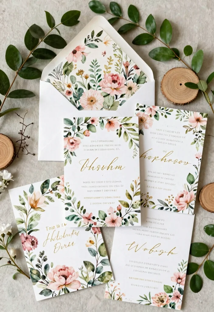 17 Wedding Shower Invitations Ideas That Feel Sweet & Chic 1 17 Wedding Shower Invitations Ideas That Feel Sweet & Chic - 1. Botanical Bliss 1