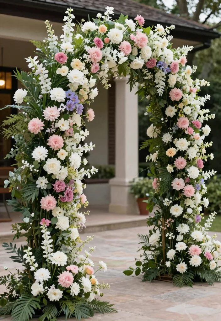 18 Flower Arch Wedding 2026 Trending Ideas With Dreamy Romantic Blooms - 16. Personal Touch with Family Flowers 1