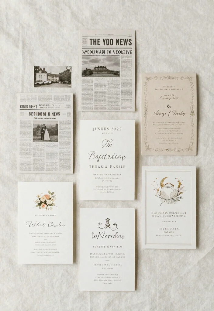 18 Newspaper Wedding Invitations Ideas With Vintage Flair - Conclusion 1