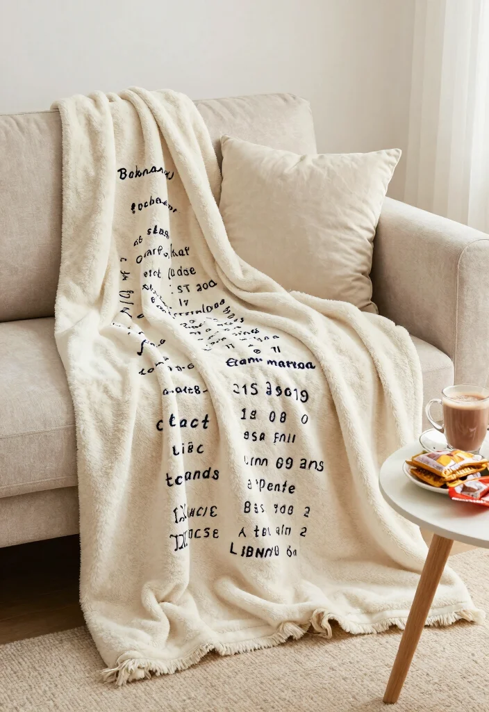 18 Parent Gifts Wedding Ideas That Feel Meaningful - 11. Personalized Blanket 1