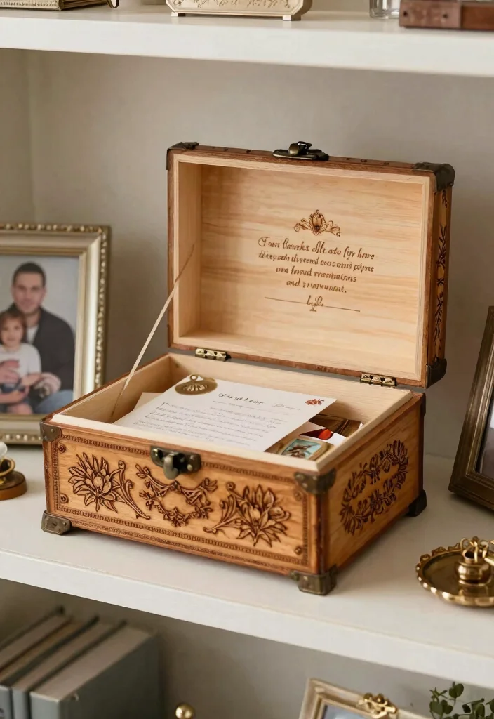 18 Parent Gifts Wedding Ideas That Feel Meaningful - 17. Custom Keepsake Box 1