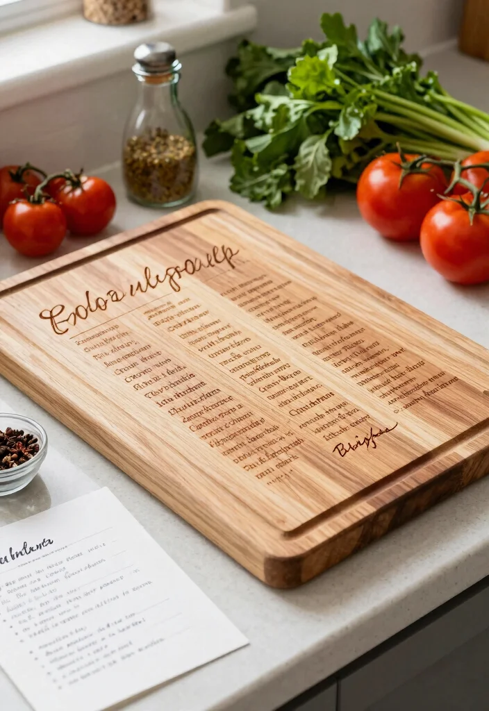 18 Parent Gifts Wedding Ideas That Feel Meaningful - 9. Custom Engraved Cutting Board 1
