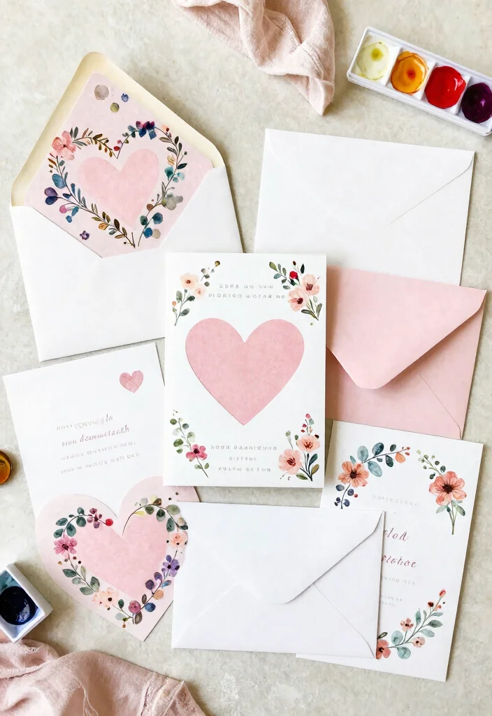 18 Romantic Wedding Invitations Ideas With Soft Elegance - 13. Unique Shapes 1