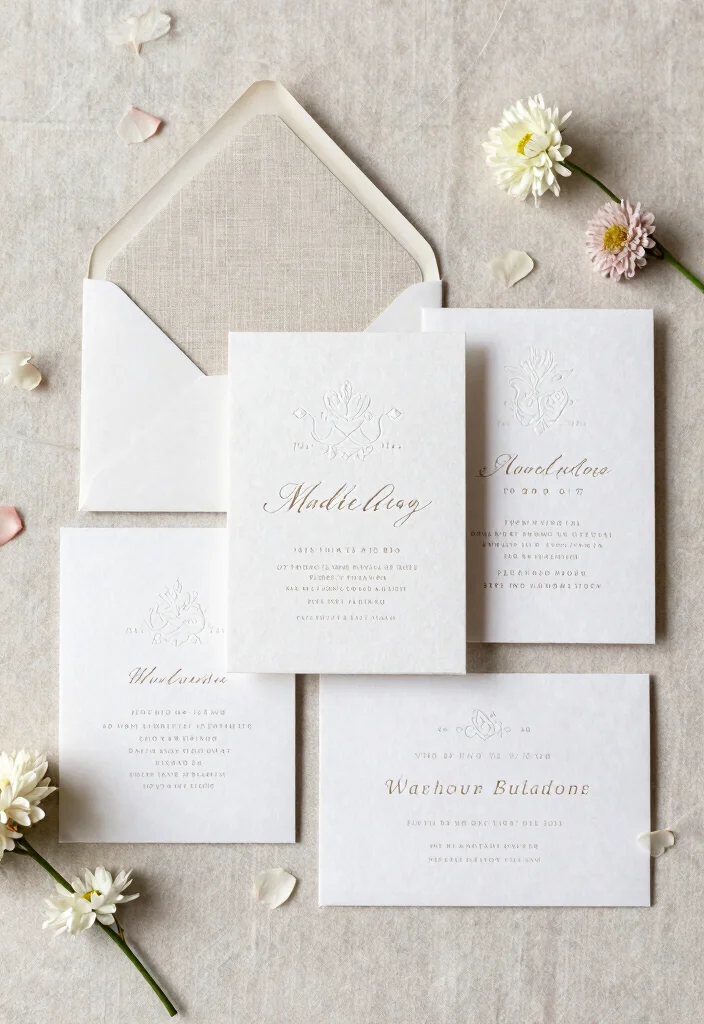 18 Romantic Wedding Invitations Ideas With Soft Elegance - 16. Soft Textures 1