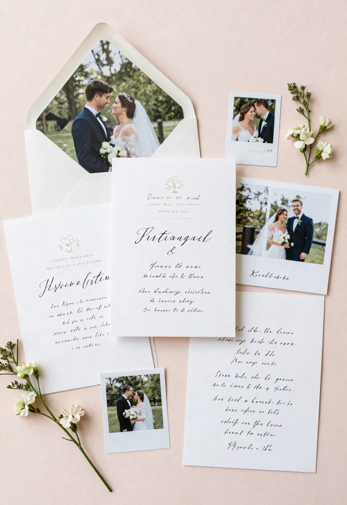 18 Romantic Wedding Invitations Ideas With Soft Elegance - 17. Personal Touches 1
