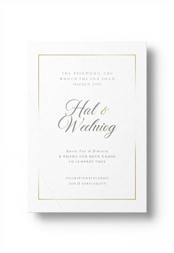 18 Romantic Wedding Invitations Ideas With Soft Elegance - 3. Minimalist Beauty 1