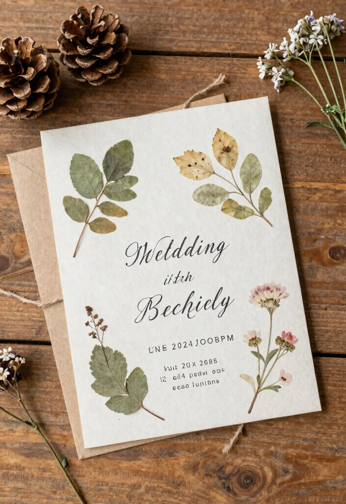18 Romantic Wedding Invitations Ideas With Soft Elegance - 4. Rustic Charm 1