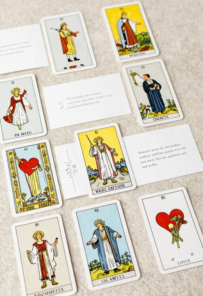 18 Tarot Wedding Invitations Ideas With Mystical Vibes - 11. Tarot Card Set Invitations 1