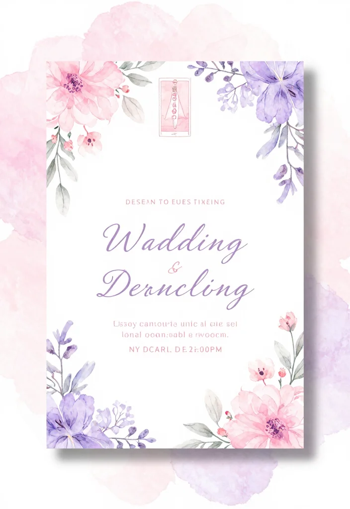 18 Tarot Wedding Invitations Ideas With Mystical Vibes - 12. Pastel Dream Tarot 1