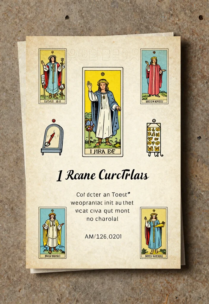 18 Tarot Wedding Invitations Ideas With Mystical Vibes - 18. Vintage Postcard Tarot Invitations 1