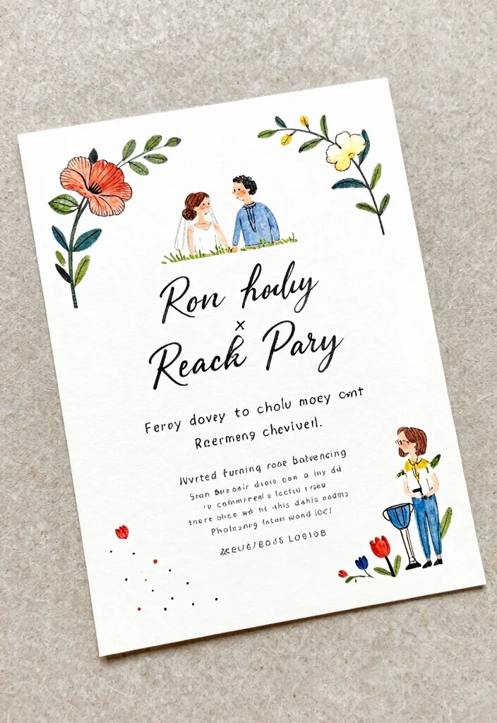 18 Vintage Wedding Cards Ideas With Timeless Charm 43 18 Vintage Wedding Cards Ideas With Timeless Charm - 13. Hand-Drawn Illustrations 1