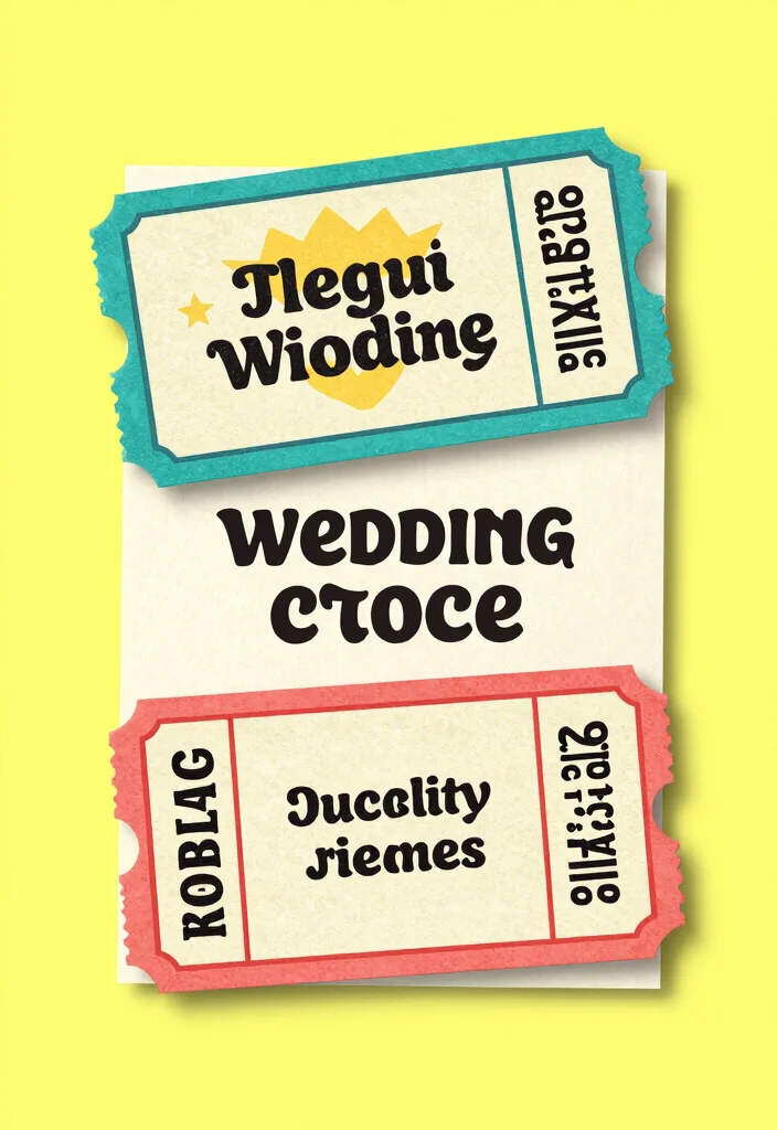 18 Vintage Wedding Cards Ideas With Timeless Charm 44 18 Vintage Wedding Cards Ideas With Timeless Charm - 14. Vintage Ticket Invitations 1