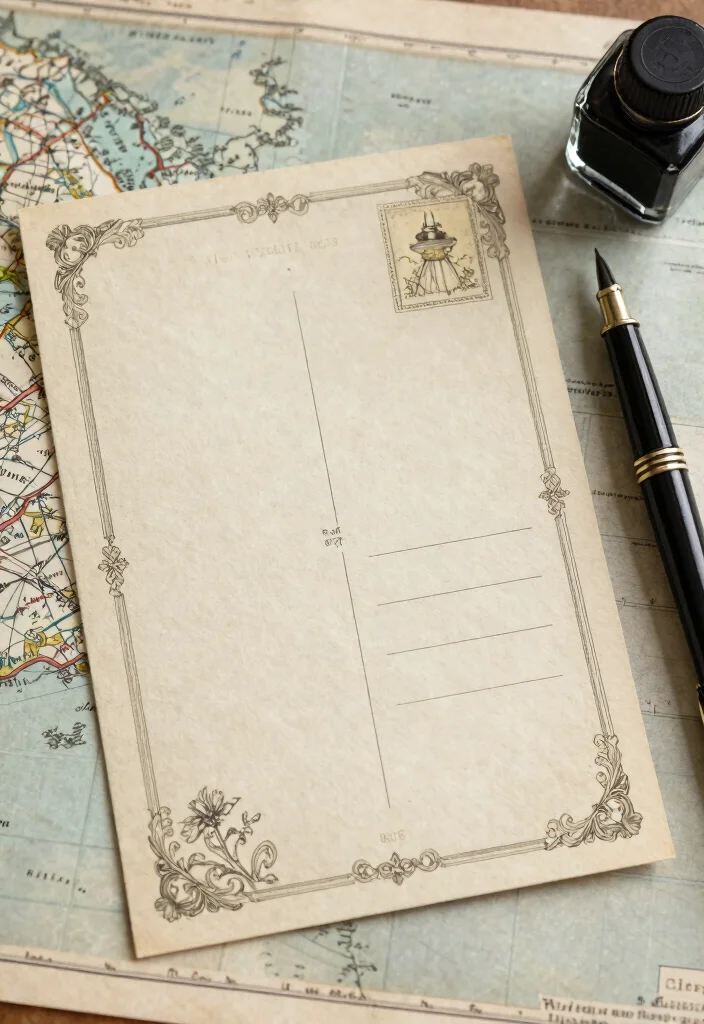 18 Vintage Wedding Cards Ideas With Timeless Charm 12 18 Vintage Wedding Cards Ideas With Timeless Charm - 2. Antique Postcard Style 1