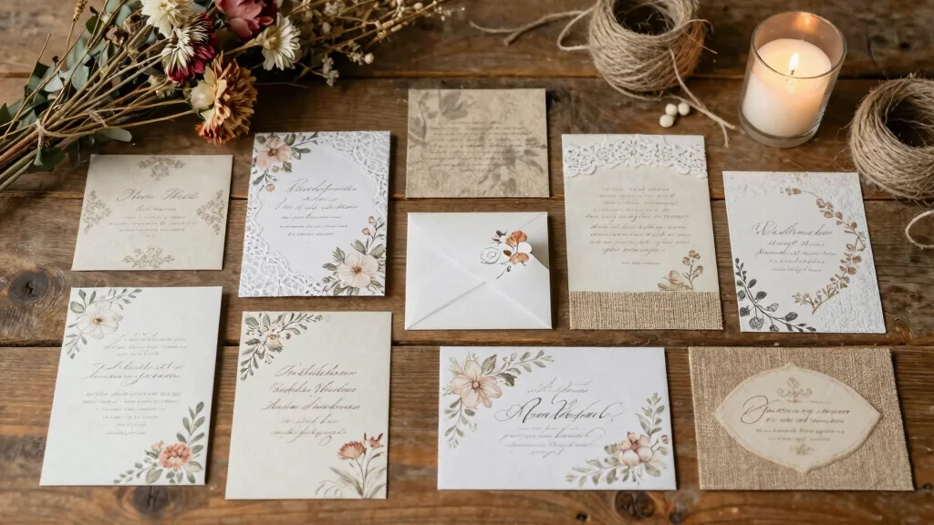 18 Vintage Wedding Cards Ideas With Timeless Charm