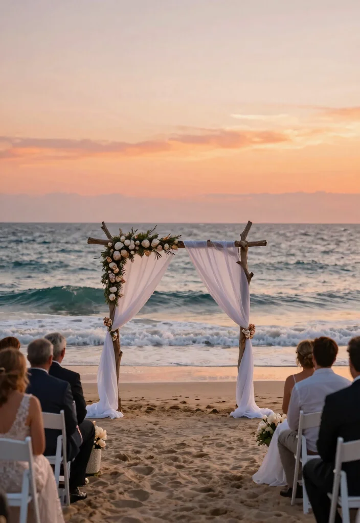 18 Wedding Backdrop Outdoor Ideas With Natural Romance - 14. Beach Bliss 1