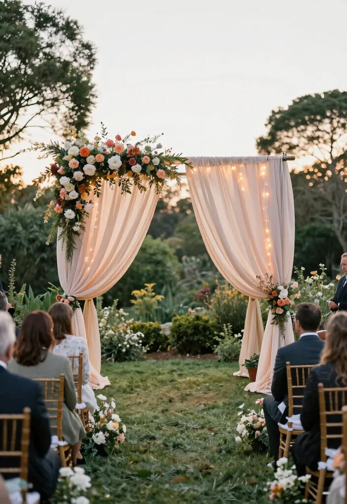 18 Wedding Backdrop Outdoor Ideas With Natural Romance - 8. Elegant Archways 1