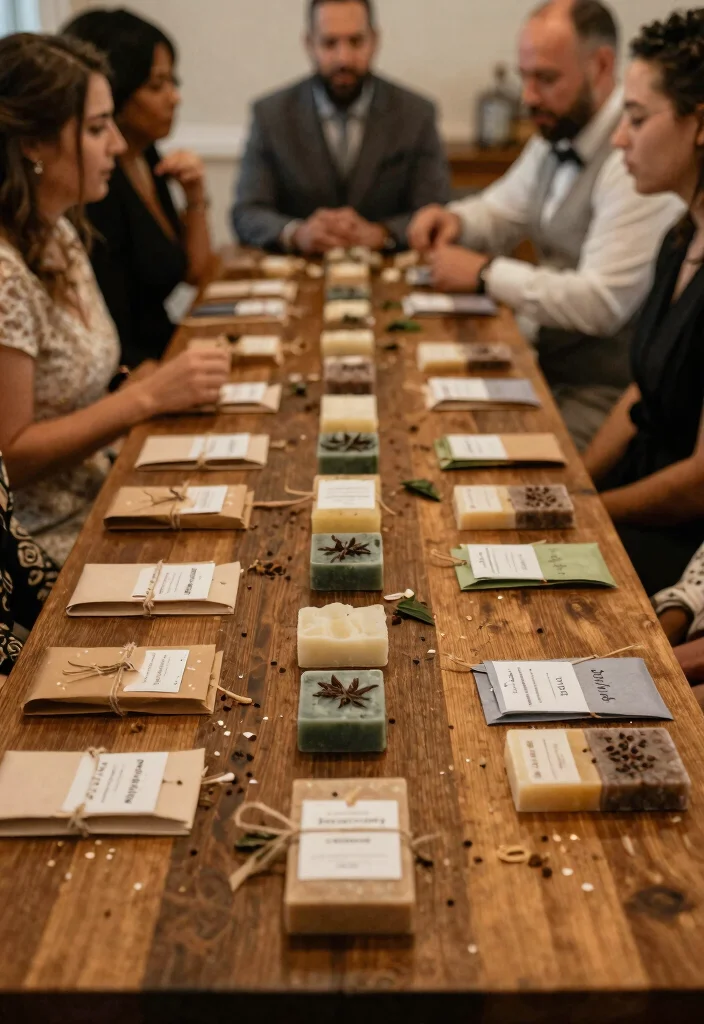 12 Autumn Wedding Table Decor Ideas That Won't Wilt or Brown - 12. Personalized Favors 1
