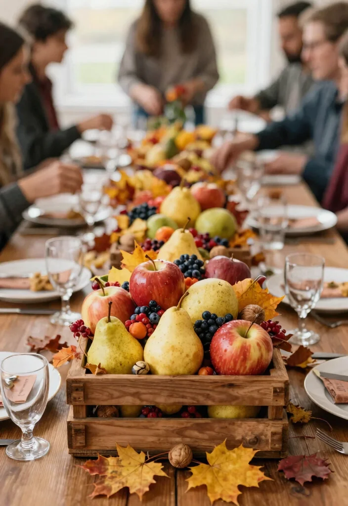 12 Autumn Wedding Table Decor Ideas That Won't Wilt or Brown - 4. Edible Centerpieces 1