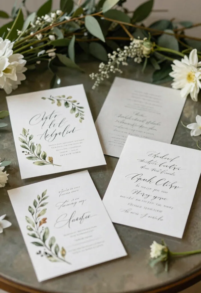 12 Botanical Wedding Invitations That Print Clear Not Blurry 62 12 Botanical Wedding Invitations That Print Clear Not Blurry - 12. Elegant Calligraphy and Typography 1
