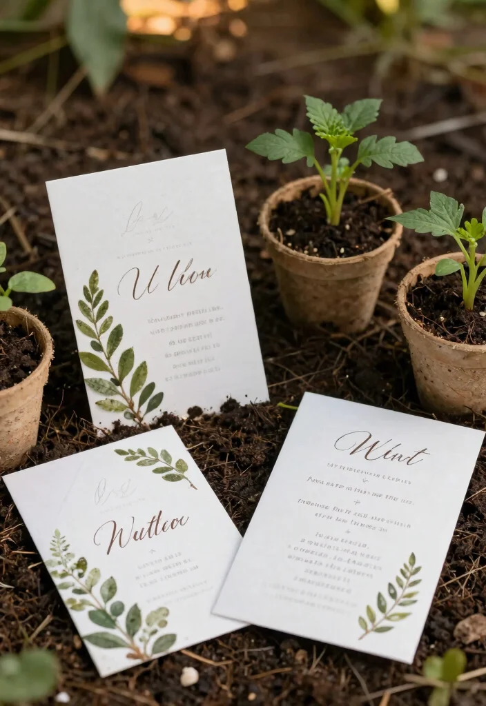 12 Botanical Wedding Invitations That Print Clear Not Blurry 56 12 Botanical Wedding Invitations That Print Clear Not Blurry - 6. Eco-Friendly Plantable Invitations 1