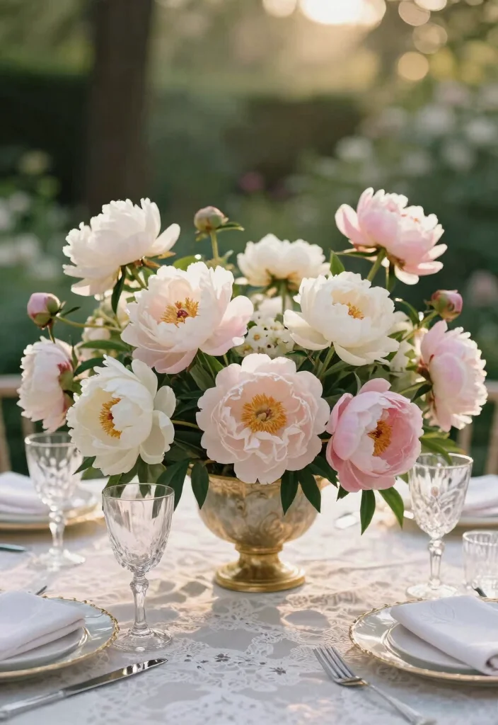 12 Classic Wedding Flowers That Stay Fresh Through the Reception - 2. Peonies 1