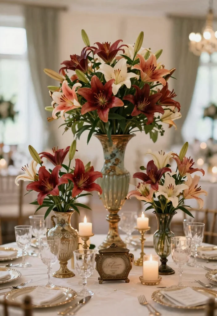 12 Classic Wedding Flowers That Stay Fresh Through the Reception - 6. Lilies 1