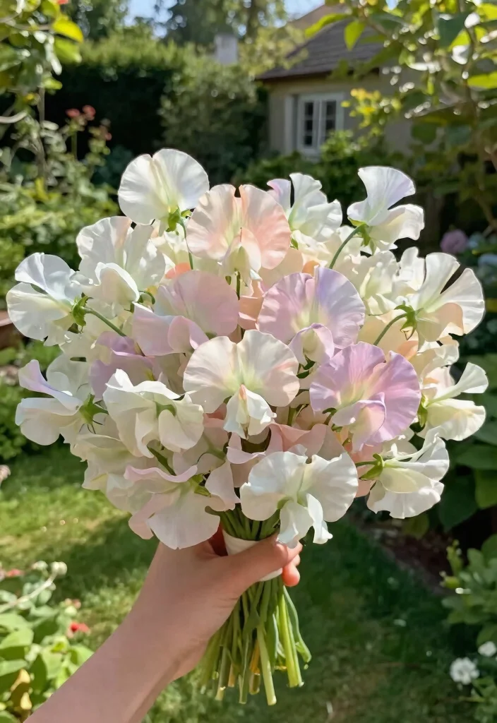 12 Classic Wedding Flowers That Stay Fresh Through the Reception - 8. Sweet Peas 1