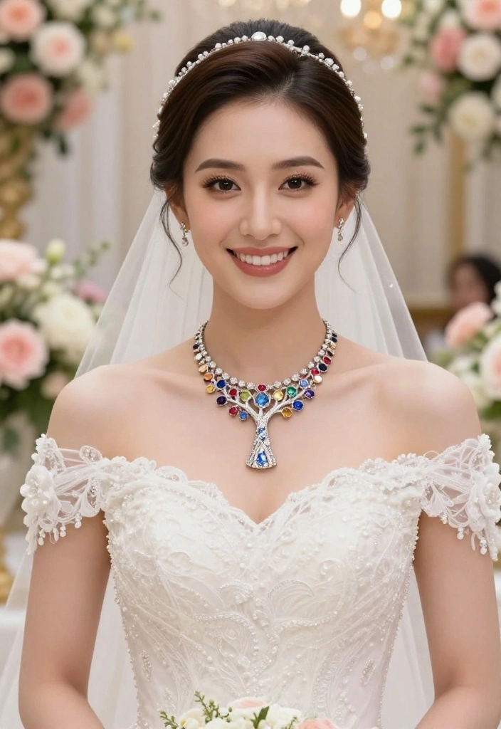 12 Daughter Wedding Gifts She Can Wear Down the Aisle 50 12 Daughter Wedding Gifts She Can Wear Down the Aisle - 10. Birthstone Family Tree Necklace 1