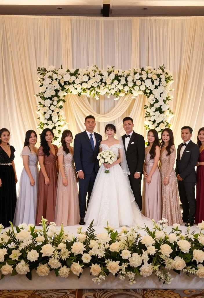 12 Luxury Wedding Reception Decor That Costs Half the Price 24 12 Luxury Wedding Reception Decor That Costs Half the Price - 4. Creative Backdrops 1